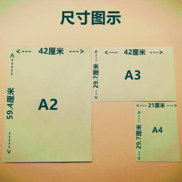 A3纸规格尺寸示意图